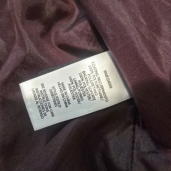 ASHLEY PARK Voila Vegan Leather Blazer Purple vegan leatherLong sleeves Collar - Picture 7 of 12